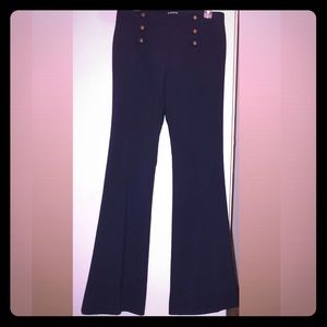Express high waisted sailor style trousers